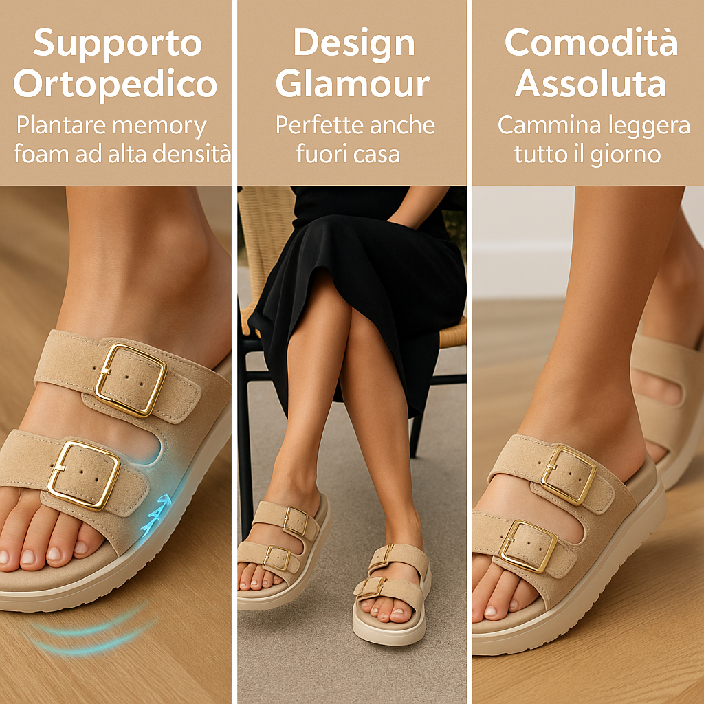 LUX WALK - sandalo ortopedico glamour
